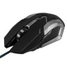 E-blue Auroza Gaming Mysz przewodowa, czarna, 4000DPI, e-box