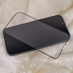 Szkło hartowane 6D matowe do iPhone X / XS / 11 Pro czarna ramka