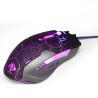 E-blue Auroza EMS636 Hexagon Mysz przewodowa, czarna, 2500DPI, EOL