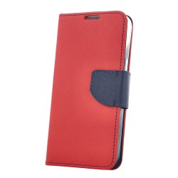Etui Smart Fancy do Samsung Galaxy A05S czerwono-granatowe