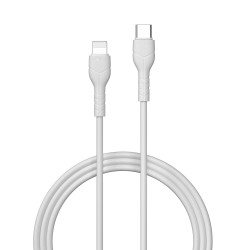 Devia kabel Kintone USB-C - Lightning 1,0 m 27W 3A biały