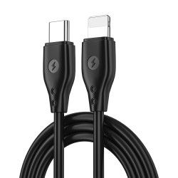 WIWU kabel Pioneer Wi-C002 USB-C - Lightning 30W czarny