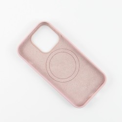 Nakładka Mag Leather do iPhone 14 Pro Max 6,7&quot jasnoróżowa