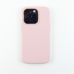 Nakładka Mag Leather do iPhone 15 Pro 6,1&quot jasnoróżowa