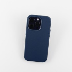 Nakładka Mag Leather do iPhone 14 6,1&quot ciemnoniebieska