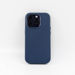 Nakładka Mag Leather do iPhone 15 6,1&quot ciemnoniebieska