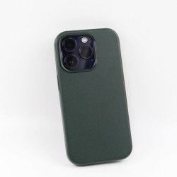 Nakładka Mag Leather do iPhone 15 Pro Max 6,7&quot ciemnozielona