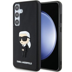 Karl Lagerfeld nakładka do Samsung Galaxy S24 KLHCS24S3DRKINK czarna HC 3D RUBBER IKONIK NFT