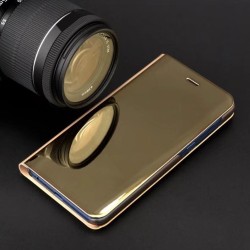 Etui Smart Clear View do Samsung Galaxy A05S złote