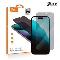 Vmax szkło hartowane 0.33mm 2,5D high clear privacy glass do iPhone 15 Pro 6,1&quot