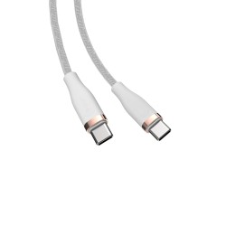 Devia kabel Star PD USB-C – USB-C 1,5 m 60W 3A biały