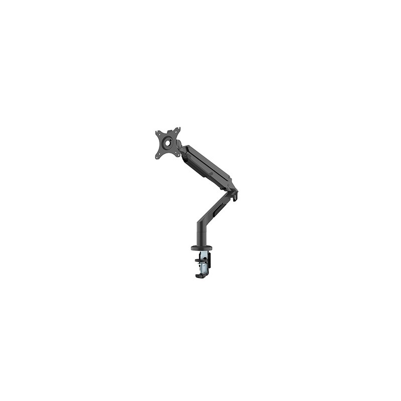 Regulowany uchwyt na monitor, czarny, 3-12KG, mocowanie na zacisk, 17"-36", 75x75/100x100
