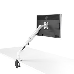 Regulowany uchwyt na monitor, czarny, 3-12KG, mocowanie na zacisk, 17"-36", 75x75/100x100