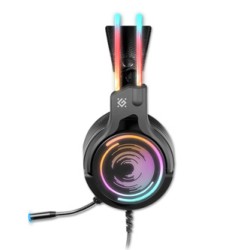 Defender Cosmo Pro RGB Gaming Headset, słuchawki z mikrofonem, przewodowa, czarna, 7.1 (virtual), 50 mm przetworniki typ USB