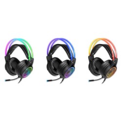 Defender Cosmo Pro RGB Gaming Headset, słuchawki z mikrofonem, przewodowa, czarna, 7.1 (virtual), 50 mm przetworniki typ USB