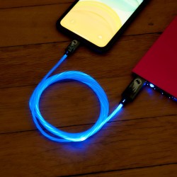 Batman kabel MFI Light-Up Batlogo USB A- Lightning  1.2m 10W
