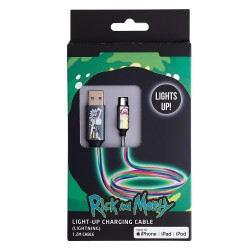 Rick & Morty kabel MFI Shock Light-Up USB A -Lighting 1.2m 10W