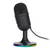 Marvo, gamingowy mikrofon, MIC-06, czarny, Podświetlenie RGB, wejście słuchawkowe, EOL