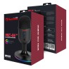 Marvo, gamingowy mikrofon, MIC-06, czarny, Podświetlenie RGB, wejście słuchawkowe, EOL