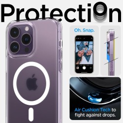 Spigen nakładka Ultra Hybrid Magsafe do iPhone 14 Pro 6,1&quot Frost Clear