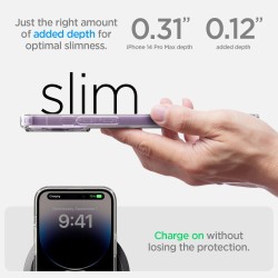 Spigen nakładka Ultra Hybrid Magsafe do iPhone 14 Pro 6,1&quot Frost Clear