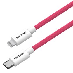 PANTONE MFi kabel Lightning - USB-C 1,5m PT-CTL002-5 Pink 184C