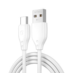 WIWU kabel Pioneer Wi-C001 USB - USB-C 2,4A 1,0m biały