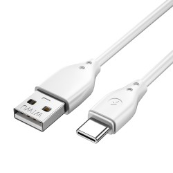 WIWU kabel Pioneer Wi-C001 USB - USB-C 2,4A 1,0m biały