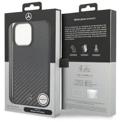 Mercedes nakładka do iPhone 14 Pro Max 6,7&quot MEHMP14XRCABK czarna hard case Dynamic Line MagSafe