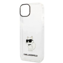 Karl Lagerfeld nakładka do iPhone 14 Plus 6,7&quot KLHCP14MHNCHTCT transparentna hardcase Ikonik Choupette