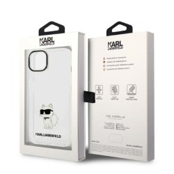 Karl Lagerfeld nakładka do iPhone 14 Plus 6,7&quot KLHCP14MHNCHTCT transparentna hardcase Ikonik Choupette
