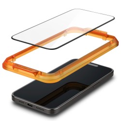 Spigen szkło hartowane ALM GLASS FC 2-PACK do iPhone 15 6,1&quot czarna