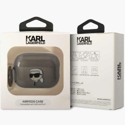 Karl Lagerfeld etui do AirPods Pro 2 KLAP2HNIKTCK czarne TPU NFT