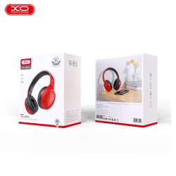 XO słuchawki Bluetooth BE35 czerwono-czarne nauszne