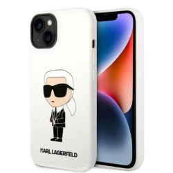 Karl Lagerfeld nakładka do iPhone 14 6,1&quot KLHCP14SSNIKBCH biała hardcase Silicone NFT Ikonik