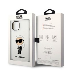 Karl Lagerfeld nakładka do iPhone 14 6,1&quot KLHCP14SSNIKBCH biała hardcase Silicone NFT Ikonik