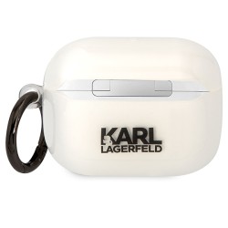 Karl Lagerfeld etui do Airpods Pro KLAPHNIKTCT transparentne Karl`s Head