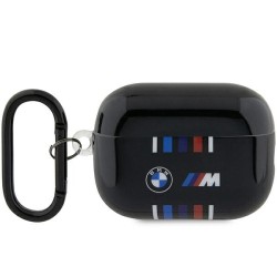 BMW etui do AirPods Pro 2 BMAP222SWTK czarne TPU Multiple Colored Lines