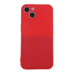 Nakładka Card Cover do Samsung Galaxy A22 5G czerwony