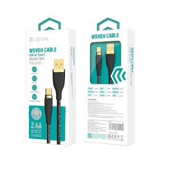 Devia kabel Star USB - USB-C 1,5 m 2,4A biały