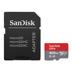 SanDisk karta pamięci 400GB microSDXC Ultra Android kl. 10 UHS-I 120 MB/s A1 + adapter
