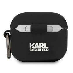 Karl Lagerfeld etui do Airpods 3 KLACA3SILCHBK czarne Silicone Choupette
