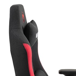 Dla gracza fotel Marvo KAHN RED, czarno-czerwona, EOL