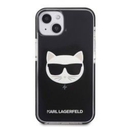 Karl Lagerfeld nakładka do iPhone 13 KLHCP13MTPECK czarna hard case Iconic Choupette Head
