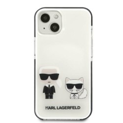 Karl Lagerfeld nakładka do iPhone 13 KLHCP13MTPEKCW czarna hard case Iconic Karl & Choupette