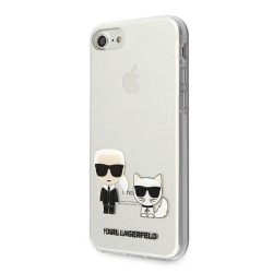 Karl Lagerfeld nakładka do iPhone X / XS KLHCPXCKTR przeźroczyste hard case Karl & Choupette