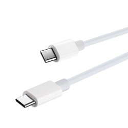Maxlife kabel MXUC-05 USB-C - USB-C 2,0 m 20W biały