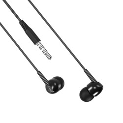 XO słuchawki przewodowe EP37 jack 3,5mm dokanałowe czarne