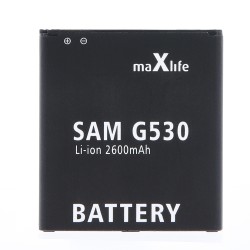 Bateria Maxlife do Samsung Galaxy Grand Prime G530 / J3 2016 / J5 J500 / EB-BG530BBE 2600mAh