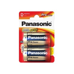 Panasonic bateria alkaliczna LR20 PRO POWER - 2 szt blister